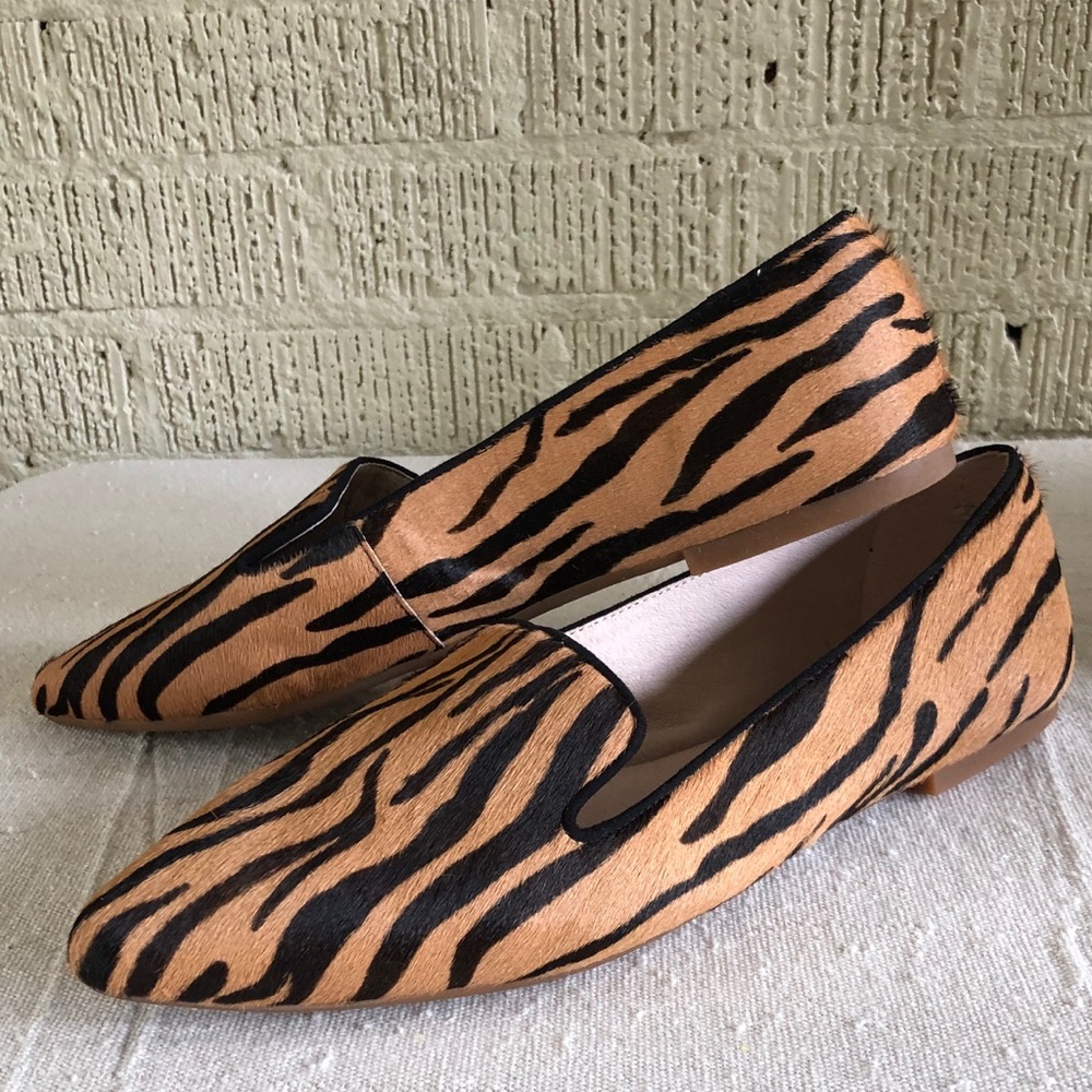 Gianni Bini Melbin Zebra Tiger Print Loafers